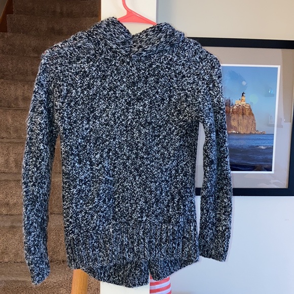 Gap Kids black and white knit cardigan sweater size large - Picture 10 of 16